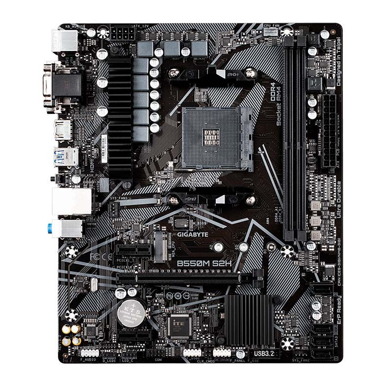 Placa Mae Gigabyte B550M S2H DDR4 Socket AM4 Chipset AMD B550
