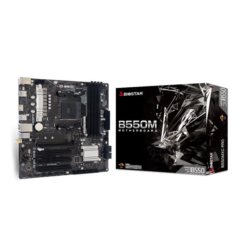 Placa Mae Biostar B550MXC Pro, DDR4, Socket AMD AM4, M-ATX, Chipset AMD B550, B550MXC-PRO