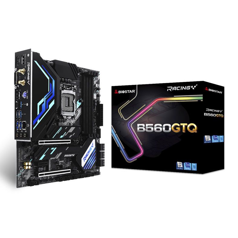 Placa Mae Biostar Racing B560GTQ, DDR4, Socket LGA1200, M-ATX, Chipset Intel B560, B560GTQ