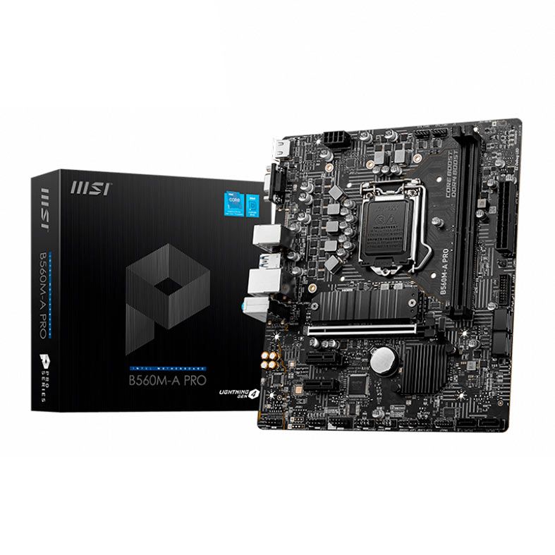 Placa Mae MSI B560M-A PRO, DDR4, Socket LGA1200, M-ATX, Chipset Intel B560, B560M-A-PRO