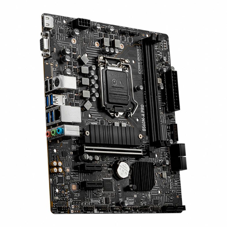 Placa Mae MSI B560M-A PRO, DDR4, Socket LGA1200, M-ATX, Chipset Intel B560, B560M-A-PRO