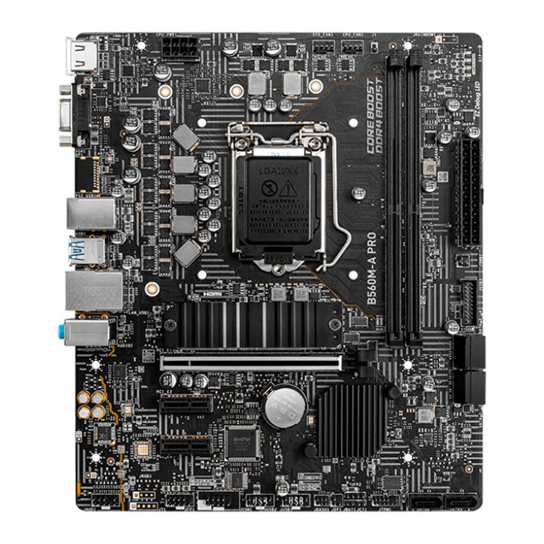 Placa Mae MSI B560M-A PRO, DDR4, Socket LGA1200, M-ATX, Chipset Intel B560, B560M-A-PRO