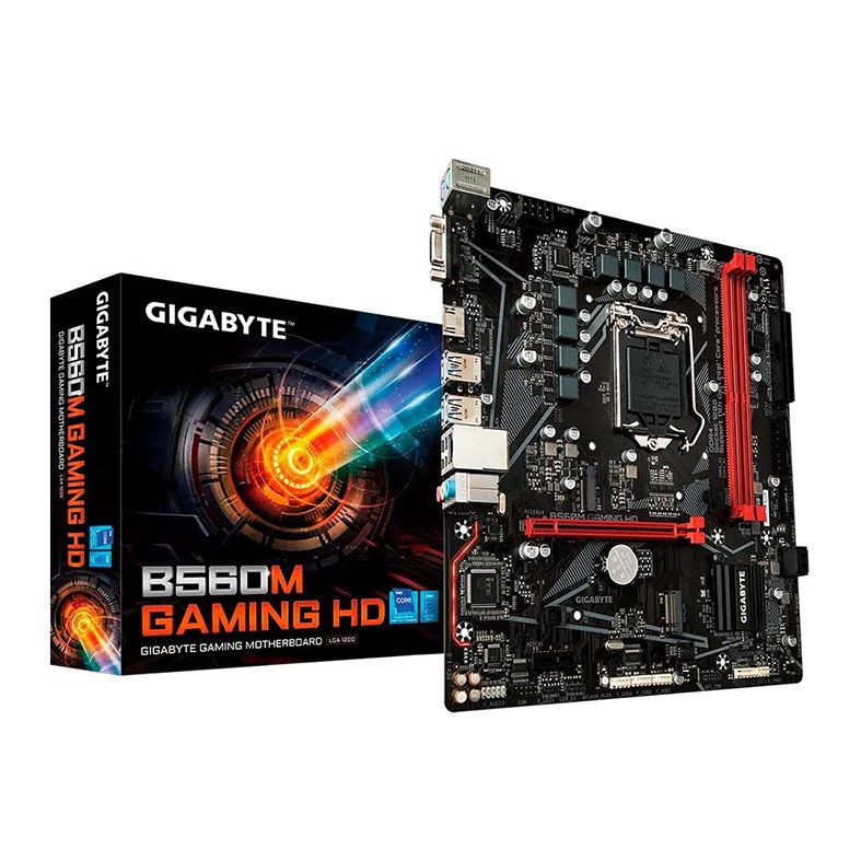 Placa Mae Gigabyte B560M Gaming HD, DDR4, Socket 1200, M-ATX, Chipset Intel B560, B560M GAMING HD