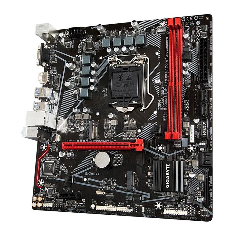 Placa Mae Gigabyte B560M Gaming HD, DDR4, Socket 1200, M-ATX, Chipset Intel B560, B560M GAMING HD