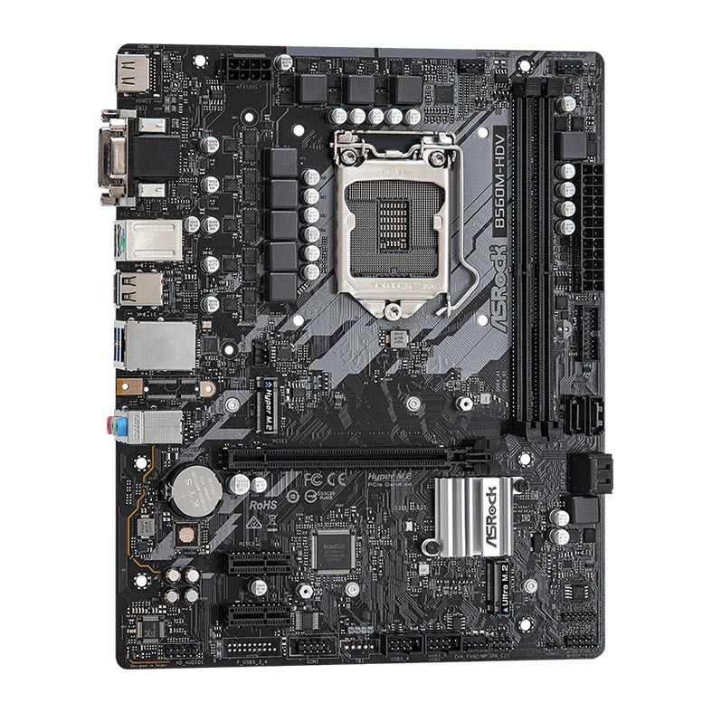 Placa Mae ASRock B560M-HDV DDR4 Socket LGA1200 Chipset Intel B560