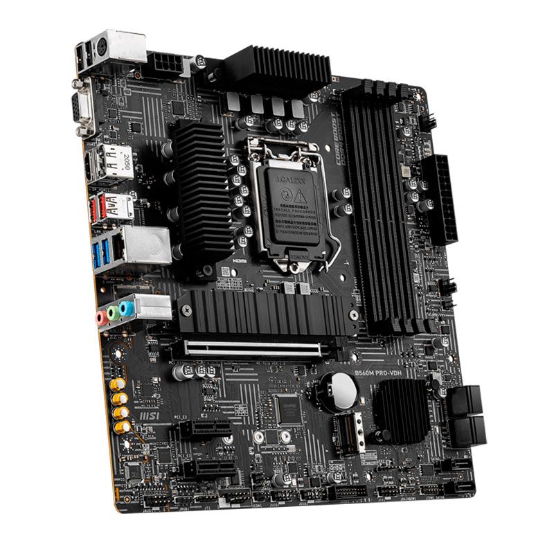 Placa Mae MSI B560M PRO-VDH, DDR4, Socket LGA1200, M-ATX, Chipset Intel B560, B560M-PRO-VDH