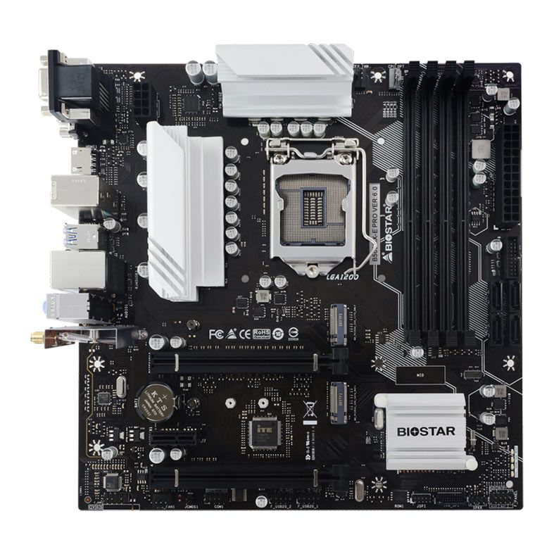 Placa Mae Biostar B560MX-E PRO, DDR4, Socket LGA1200, M-ATX, Chipset Intel B560, B560MX-E PRO