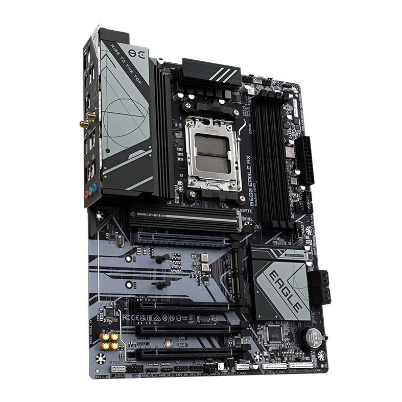 Placa Mae Gigabyte B650 Eagle AX, WiFi, DDR5, Socket AMD AM5, ATX, Chipset AMD B650, B650-EAGLE-AX