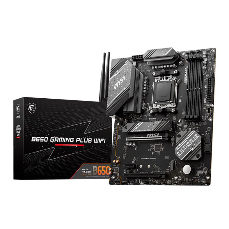 Placa Mae MSI B650 Gaming Plus WIFI, DDR5, Socket AM5, Chipset AMD B650, B650-GAMING-PLUS-WIFI