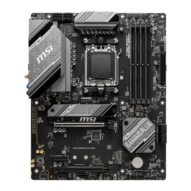 Placa Mae MSI B650 Gaming Plus WIFI, DDR5, Socket AM5, Chipset AMD B650, B650-GAMING-PLUS-WIFI
