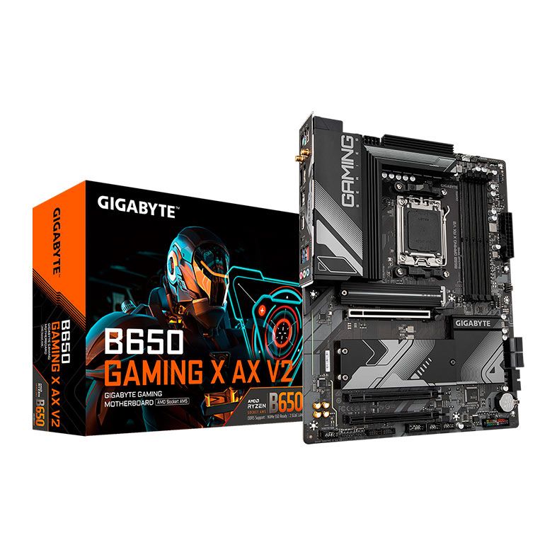 Placa Mae Gigabyte B650 Gaming X AX V2, WiFi, DDR5, Socket AMD AM5, ATX, Chipset AMD B650, B650-GAMING-X-AX-V2
