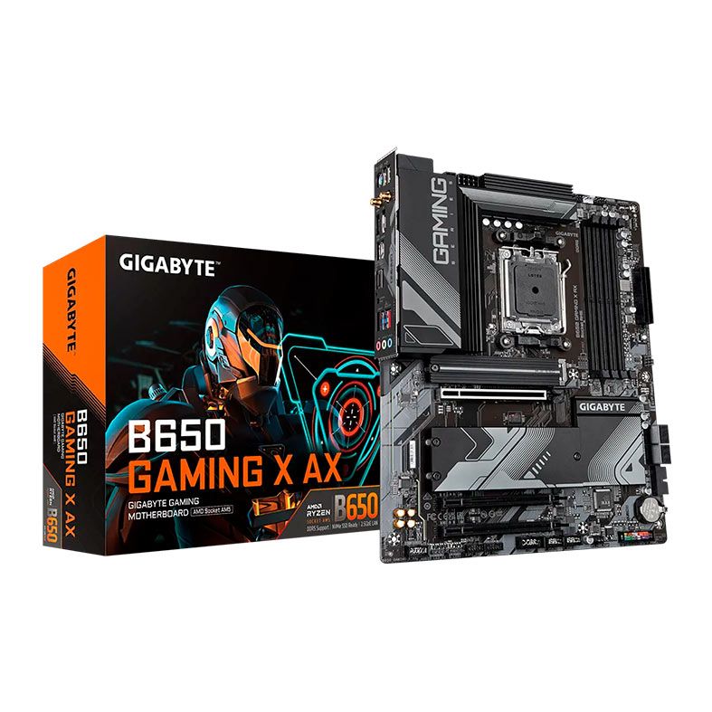 Placa Mae Gigabyte B650 Gaming X AX, WiFi, DDR5, Socket AM5, Chipset AMD B650, B650-GAMING-X-AX