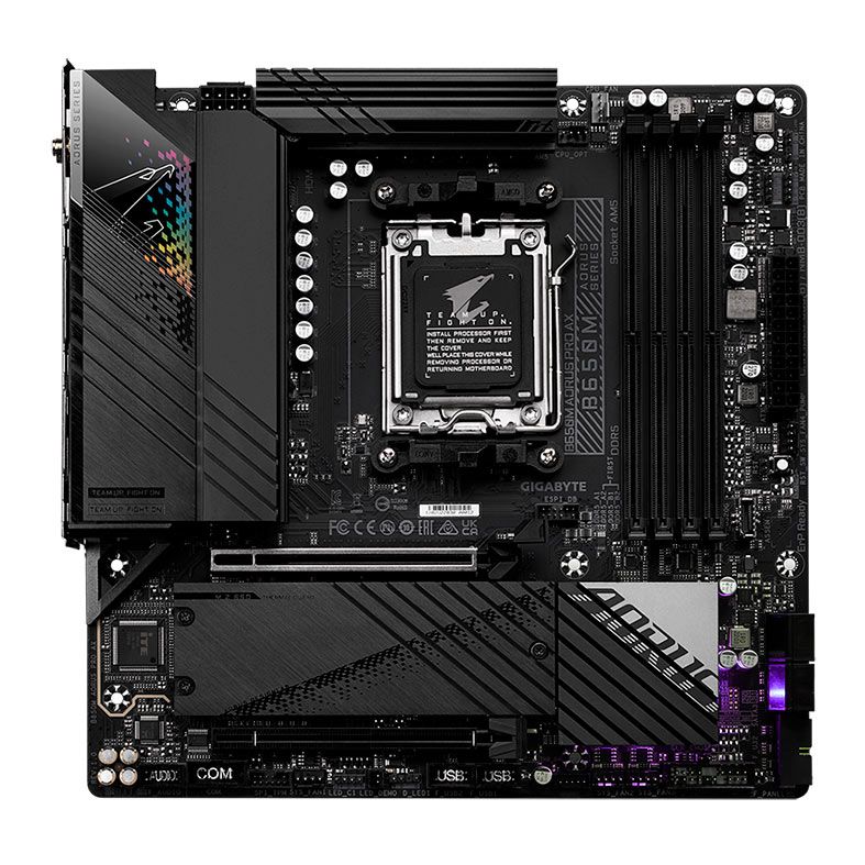 Placa Mae Gigabyte B650M Aorus Pro AX, WiFi, DDR5, Socket AM5, M-ATX, Chipset AMD B650, B650M-AORUS-PROAX