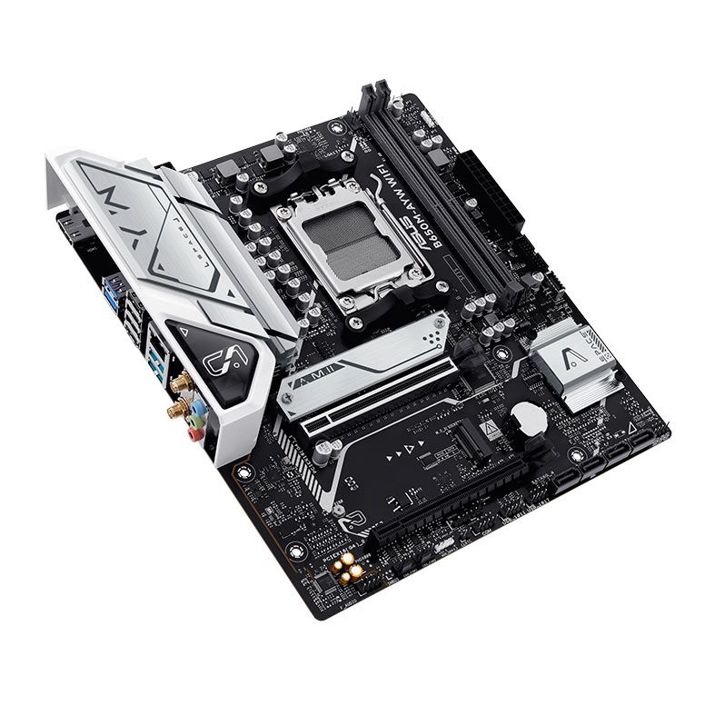 Placa Mae Asus B650M-AYW WiFi, DDR5, Socket AMD AM5, M-ATX, Chipset AMD B650, B650M-AYW-WIFI