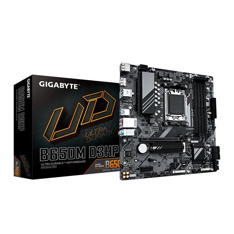 Placa Mae Gigabyte B650M D3HP, DDR5, Socket AM5, M-ATX, Chipset AMD B650, B650M-D3HP