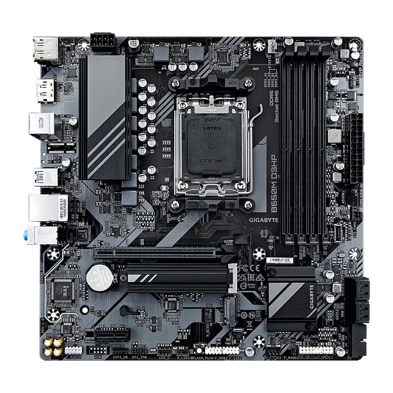 Imagem da placa mãe B650