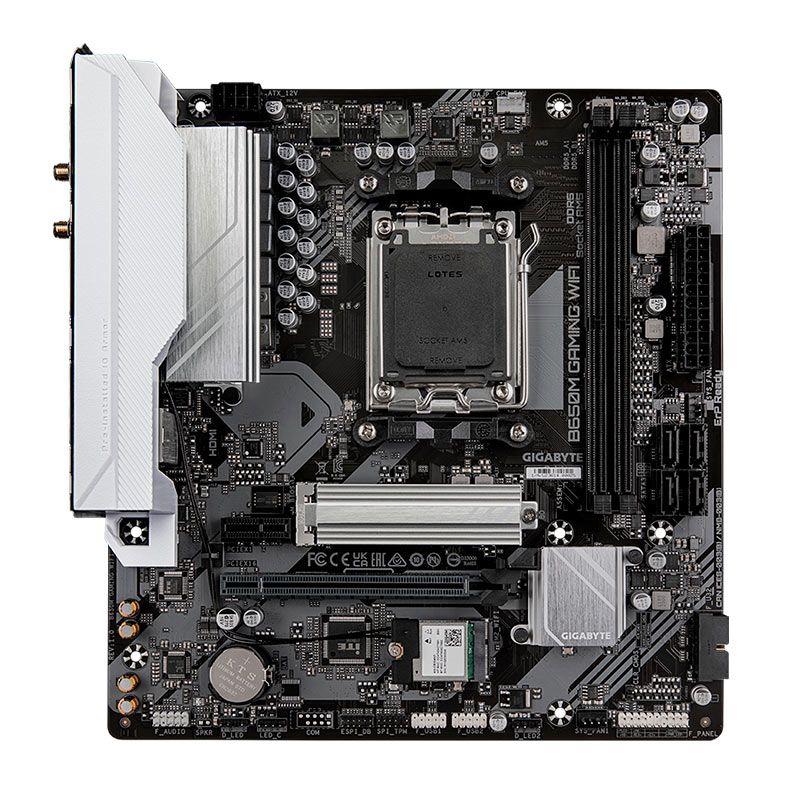 Placa Mae Gigabyte B650M Gaming Wifi, DDR5, Socket AMD AM5, M-ATX, Chipset AMD B650, B650M-GAMING-WIFI