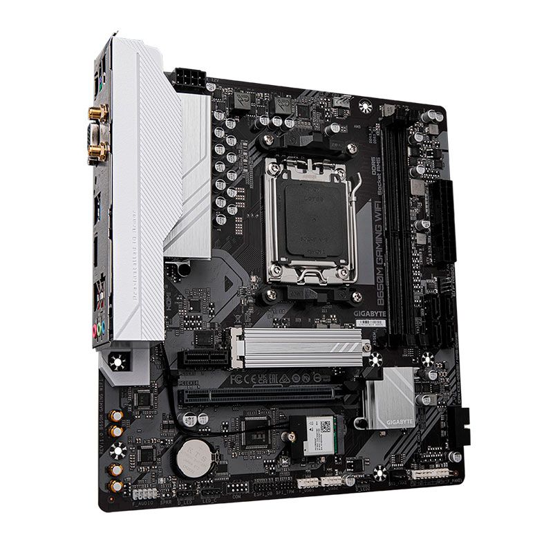 Placa Mae Gigabyte B650M Gaming Wifi, DDR5, Socket AMD AM5, M-ATX, Chipset AMD B650, B650M-GAMING-WIFI
