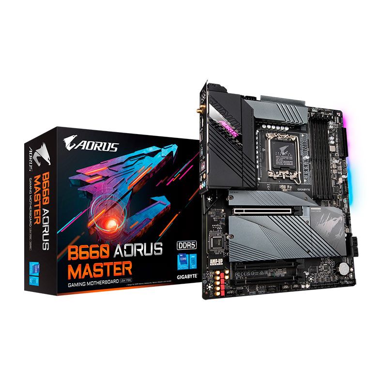 Placa Mae Gigabyte B660 Aorus Master, DDR5, Socket 1700, ATX, Chipset intel B660, B660-AORUS-MASTER