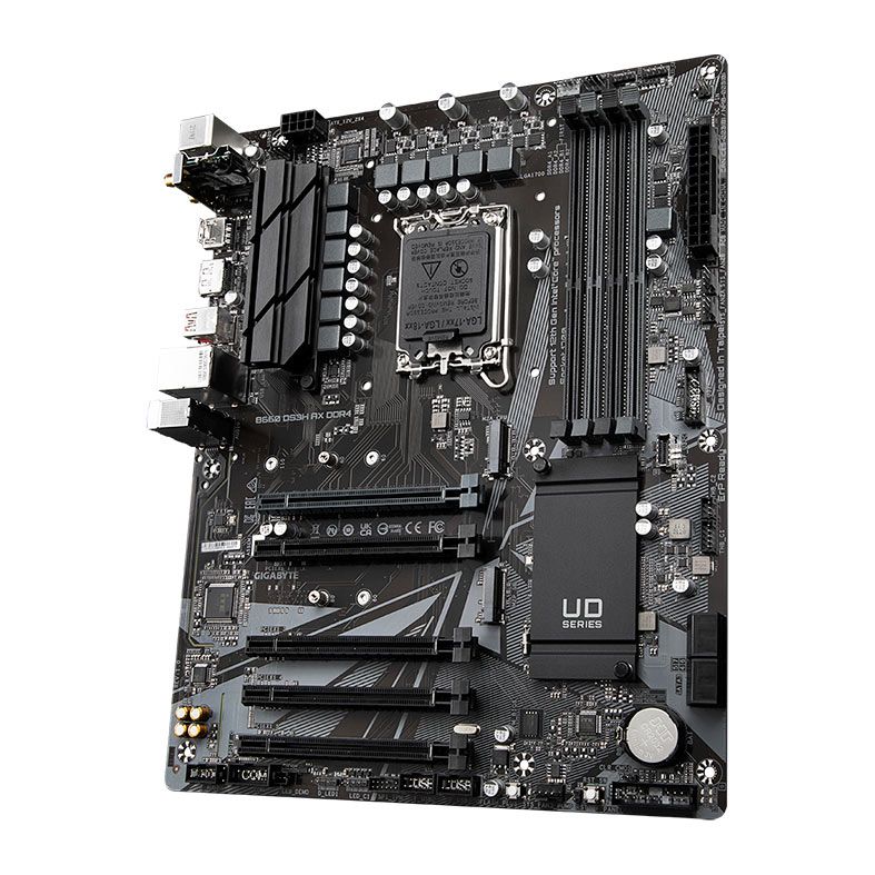 Placa Mae Gigabyte B660 DS3H AX DDR4, WiFi, Socket 1700, ATX, Chipset intel B660, B660-DS3H-AX-DDR4