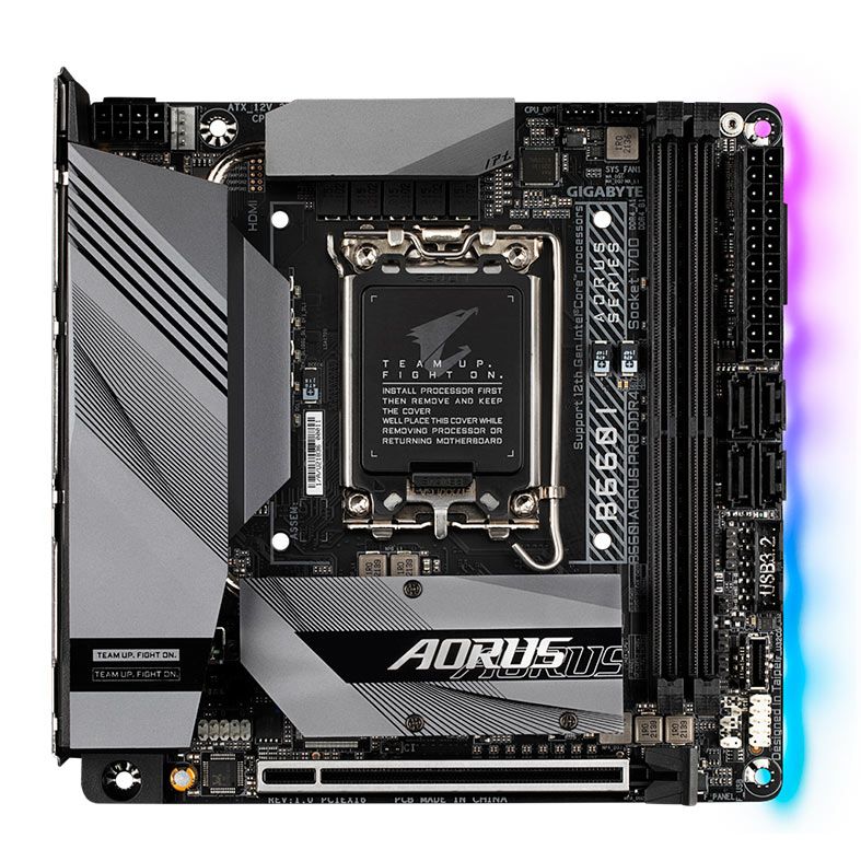 Placa Mae Gigabyte B660I Aorus PRO DDR4, Socket 1700, Mini-ITX, Chipset intel B660, B660I-AORUS-PRO-DDR4