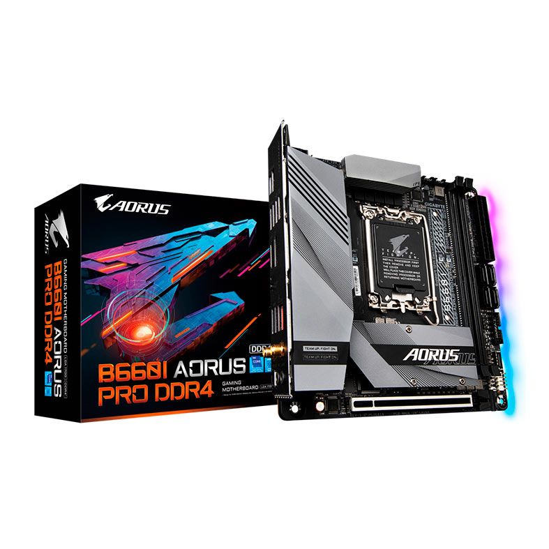 Placa Mae Gigabyte B660I Aorus PRO DDR4, Socket 1700, Mini-ITX, Chipset intel B660, B660I-AORUS-PRO-DDR4