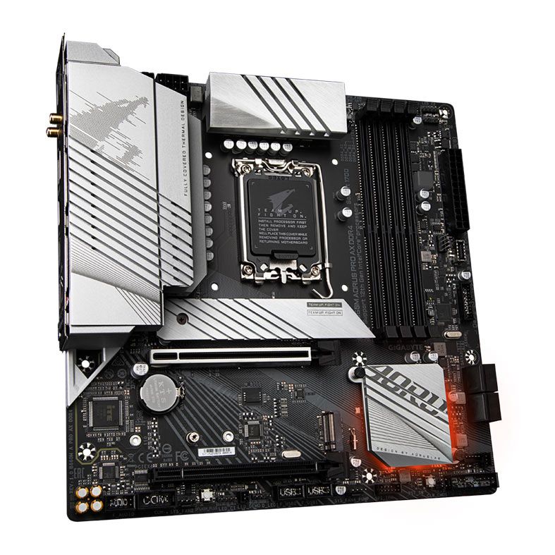 Placa Mae Gigabyte B660M Aorus PRO AX DDR4, WiFi, Socket 1700, M-ATX, Chipset intel B660, B660M-A-PRO-AX-DDR4