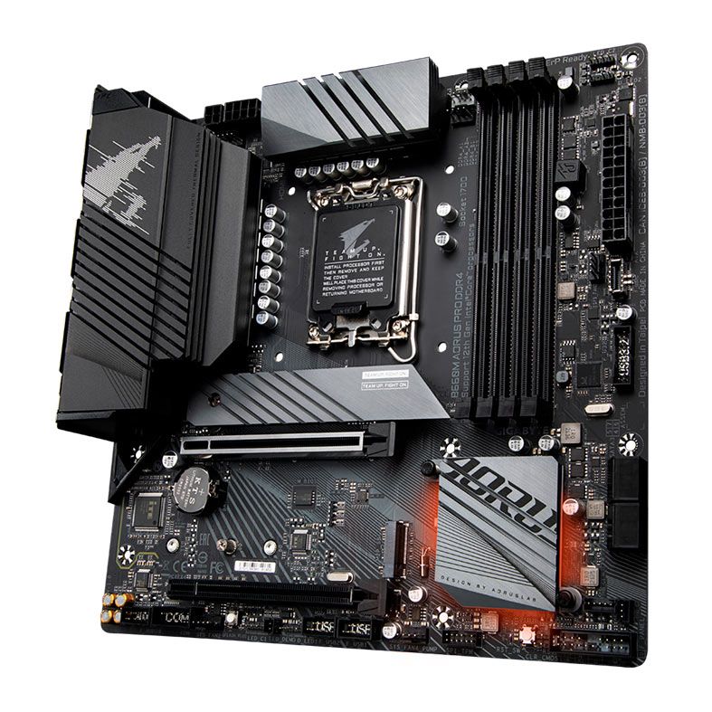 Placa Mae Gigabyte B660M Aorus PRO, DDR4, Socket 1700, M-ATX, Chipset ...