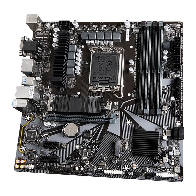 Placa Mae Gigabyte B660M DS3H, DDR4, Socket 1700, M-ATX, Chipset Intel B660, B660M DS3H DDR4