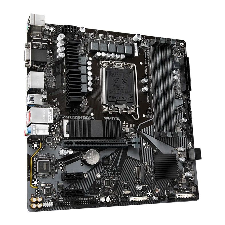 Placa Mae Gigabyte B660M DS3H, DDR4, Socket 1700, M-ATX, Chipset Intel B660, B660M DS3H DDR4