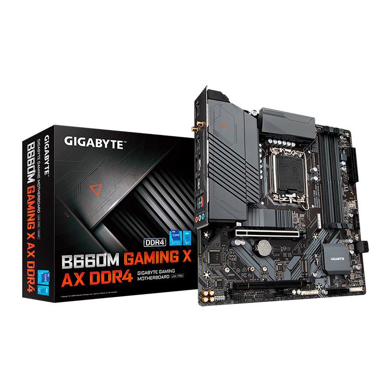 Placa Mae Gigabyte B660M Gaming X AX DDR4, WiFi, Socket 1700, M-ATX, Chipset intel B660, B660M-G-X-AX-DDR4