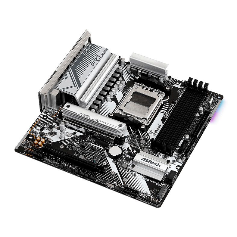 Placa Mae AsRock B650M PRO RS, DDR5, Socket AMD AM5, M-ATX, Chipset AMD B650, B650M-PRO-RS