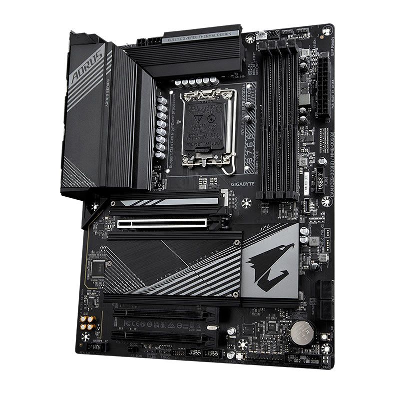Placa Mae Gigabyte B760 Aorus Elite AX, WiFi, DDR4, LGA 1700, ATX, Chipset Intel B760, B760-A-ELITE-AX-DDR4
