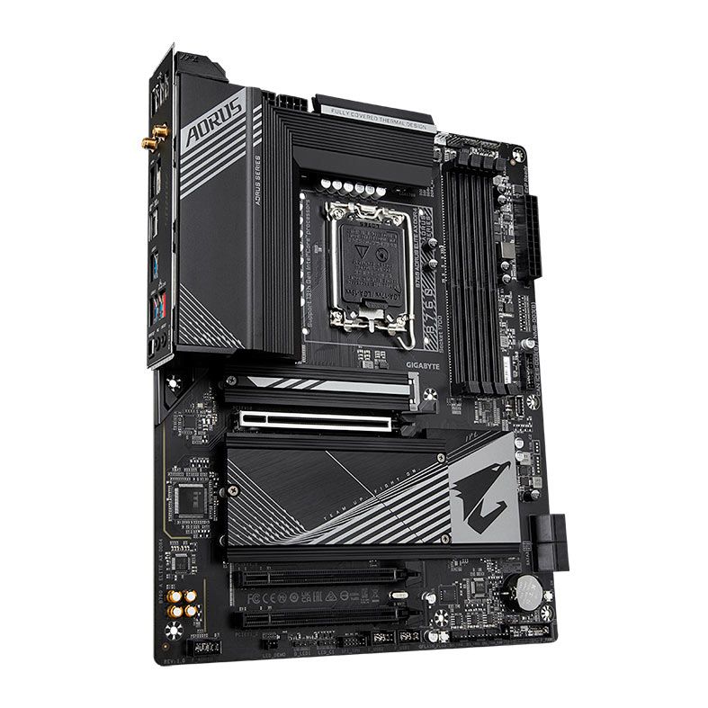 Placa Mae Gigabyte B760 Aorus Elite AX, WiFi, DDR4, LGA 1700, ATX, Chipset Intel B760, B760-A-ELITE-AX-DDR4