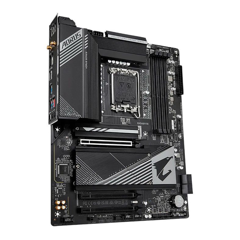 Placa Mae Gigabyte B760 Aorus Elite AX, WiFi, DDR5, Socket LGA 1700, ATX, Chipset Intel B760, B760-AORUS-ELITE-AX