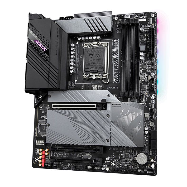 Placa Mae Gigabyte B760 Aorus Master DDR4, Socket LGA 1700, ATX, Chipset Intel B760, B760-AORUS-MASTER-DDR4