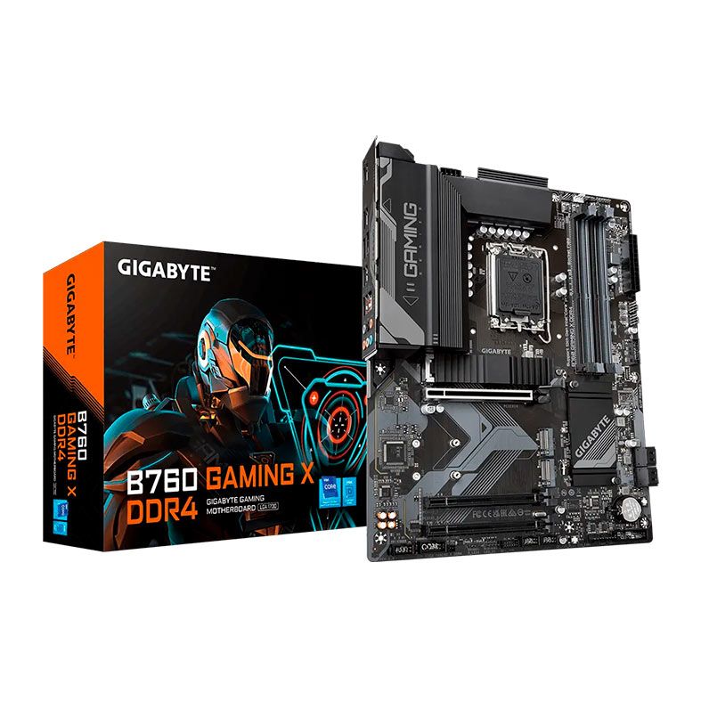 Placa Mae Gigabyte B760 Gaming X DDR4, Socket LGA 1700, ATX, Chipset Intel B760, B760-GAMING-X-DDR4