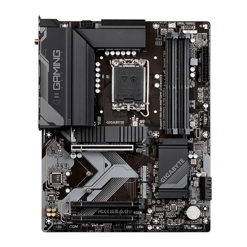 Placa Mae Gigabyte B760 Gaming X AX DDR4, WiFi, Socket LGA1700, ATX, Chipset Intel B760, B760-GAMINGX-AX-DDR4