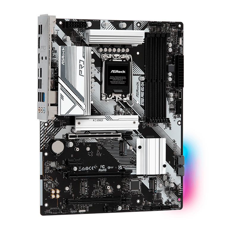 Placa Mae AsRock B760 Pro RS D4, DDR4, LGA 1700, ATX, Chipset Intel B760, B760-PRO-RS-D4