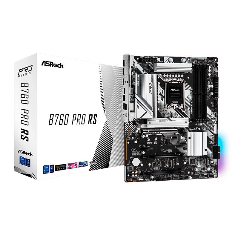 Placa Mae AsRock B760 PRO RS, DDR5, LGA 1700, ATX, Chipset Intel B760, B760-PRO-RS