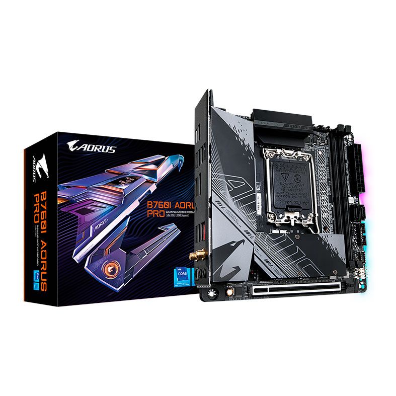 Placa Mae Gigabyte B760I Aorus Pro, DDR5, Socket LGA1700, M-ITX, Chipset Intel B760, B760I-AORUS-PRO