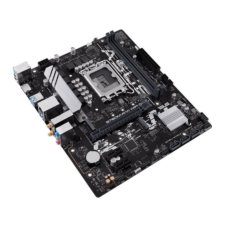 Placa Mae Asus B760M-AYW WiFi D4, DDR4, LGA1700, M-ATX, Chipset Intel B760, B760M-AYW-WIFI-D4