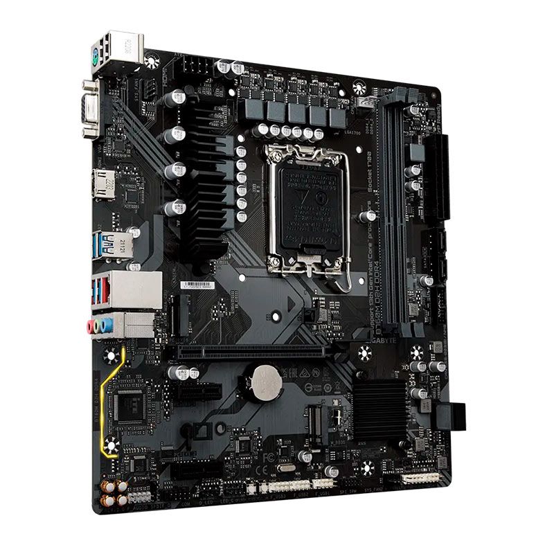Placa Mae Gigabyte B760M D2H DDR4, Socket LGA1700, M-ATX, Chipset Intel B760, B760M-D2H-DDR4