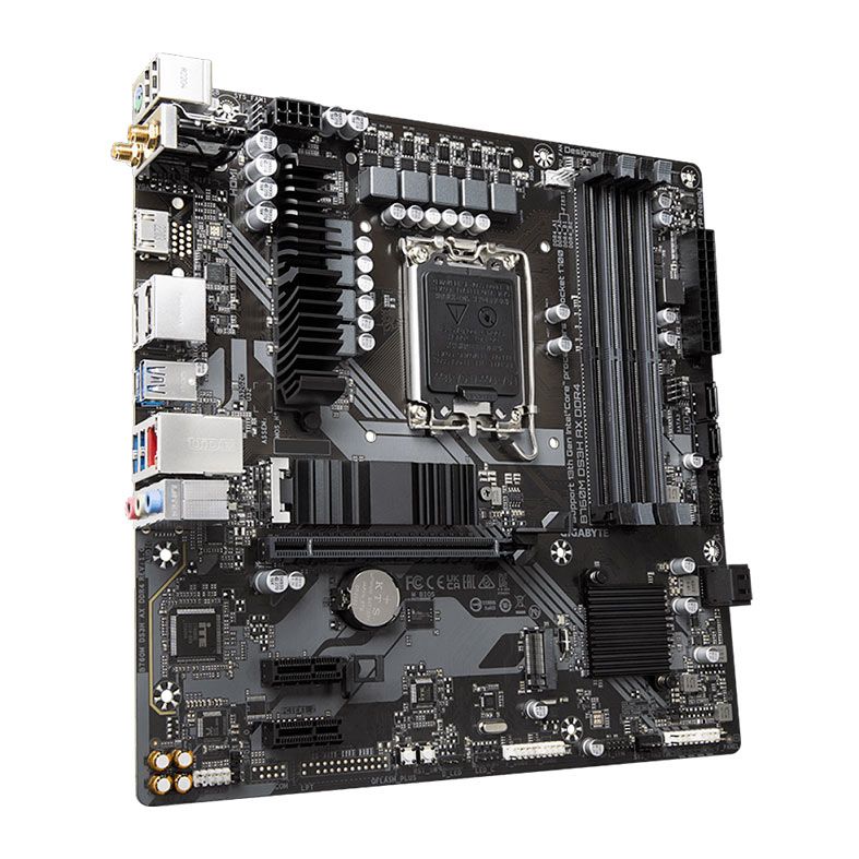 Placa Mae Gigabyte B760M DS3H AX DDR4, WiFi, Socket LGA 1700, M-ATX, Chipset Intel B760, B760M-DS3H-AX-DDR4