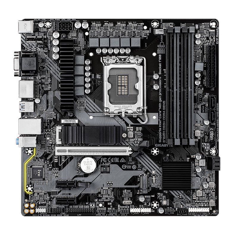 OPENBOX Placa Mae Gigabyte B760M DS3H DDR4 Gen5, LGA1700, M-ATX