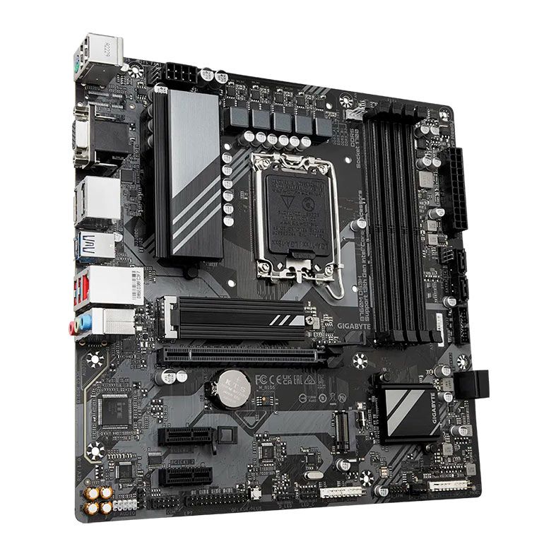 Placa Mae Gigabyte B760M DS3H, DDR5, LGA 1700, M-ATX, Chipset Intel B760, B760M-DS3H
