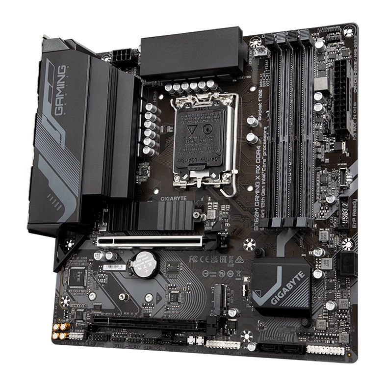 Placa Mae Gigabyte B760M Gaming X AX DDR4, WiFi, Socket LGA 1700, M-ATX, Chipset Intel B760, B760M-G-X-AX-DDR4