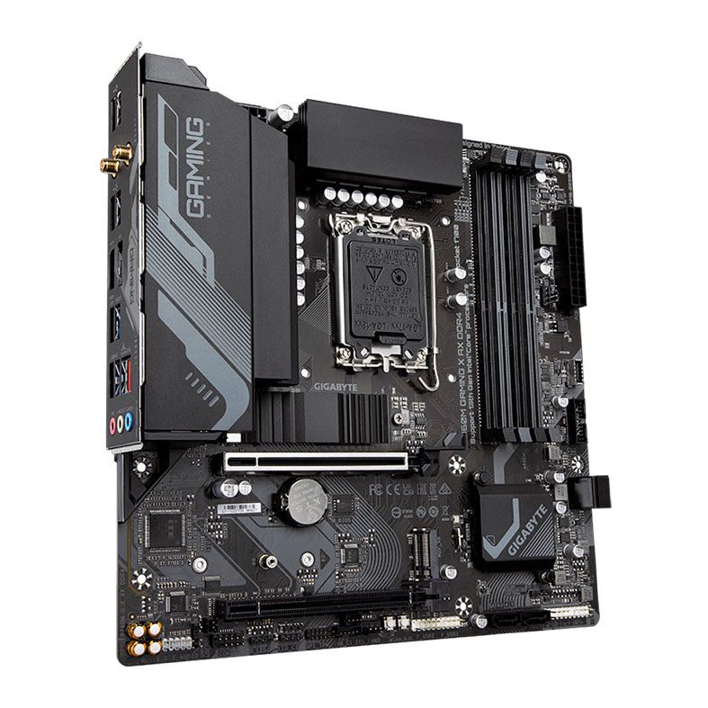 Placa Mae Gigabyte B760M Gaming X AX DDR4, WiFi, Socket LGA 1700, M-ATX, Chipset Intel B760, B760M-G-X-AX-DDR4