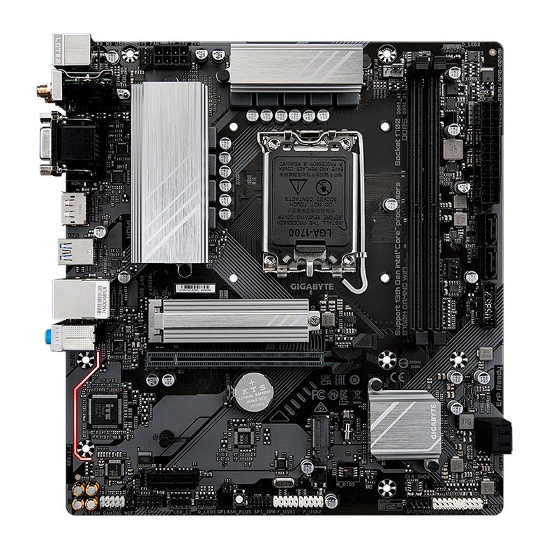 Placa Mae Gigabyte B760M Gaming Wifi, DDR5, LGA 1700, M-ATX, Chipset Intel B760, B760M-GAMING-WIFI