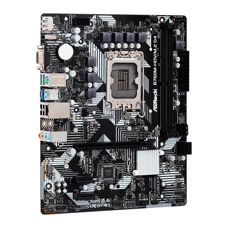 Placa Mae AsRock B760M-HDV/M.2 D4,  DDR4,  LGA1700, M-ATX, Chipset Intel B760, B760M-HDV-M.2-D4